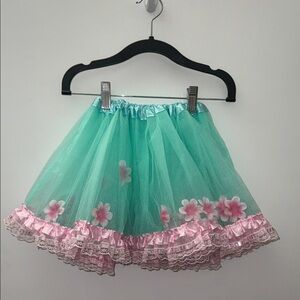 Floral Lace Trim Tutu